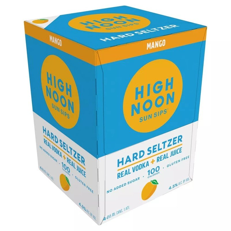 High Noon Mango Hard Seltzer 4-Pack - LoveScotch.com