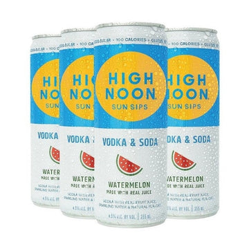 High Noon Watermelon Hard Seltzer 4-Pack - LoveScotch.com