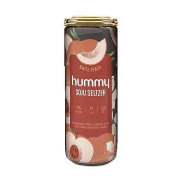 Hummy White Peach Soju Seltzer 6-Pack - LoveScotch.com
