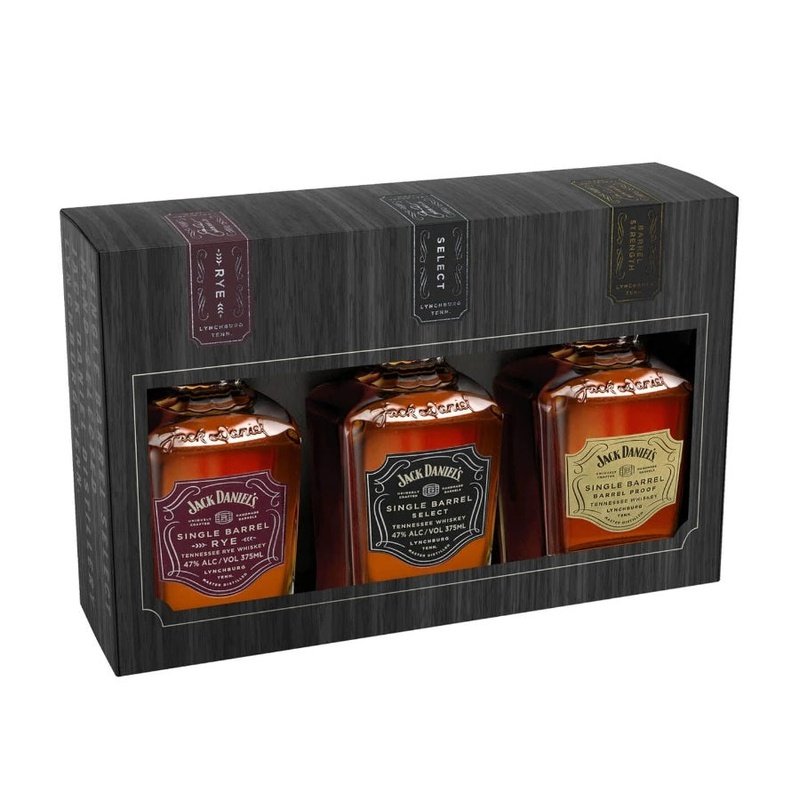 Jack Daniel's Single Barrel 3-Pack Gift Set - LoveScotch.com