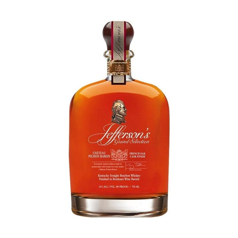 Jefferson's Grand Selection Château Pichon Baron French Oak Cask Finish Kentucky Straight Bourbon Whiskey - LoveScotch.com