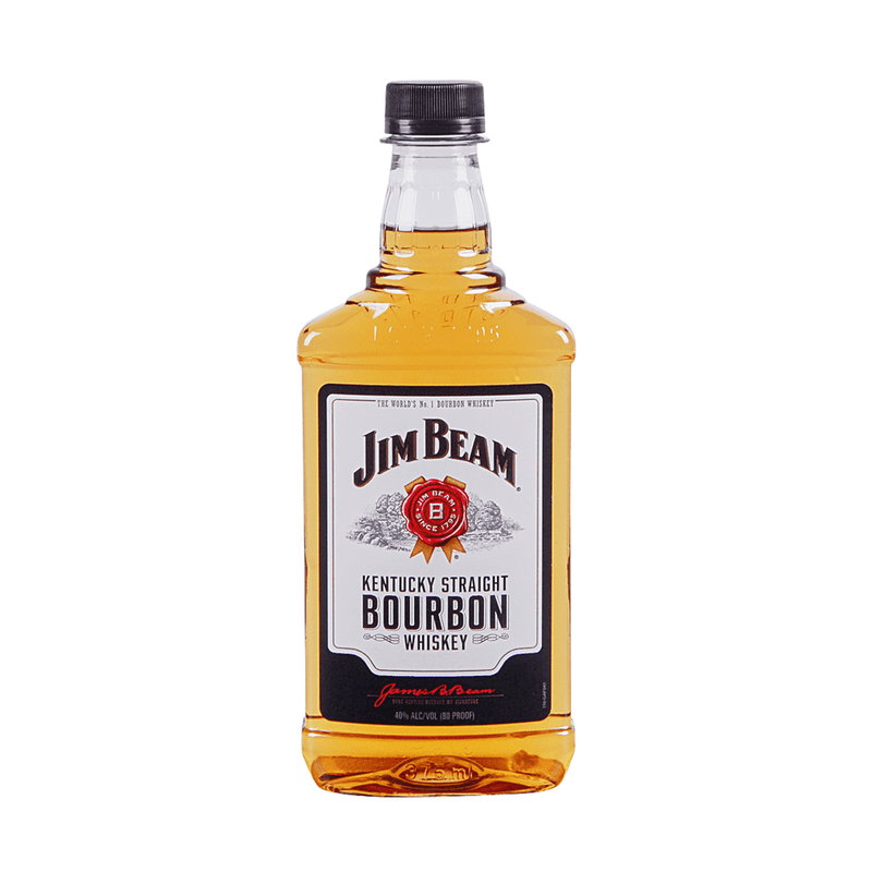 Jim Beam Kentucky Straight Bourbon Whiskey 375ml - PET Bottle - LoveScotch.com