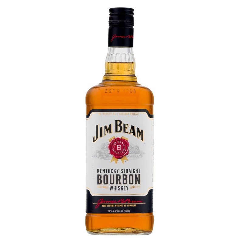 Jim Beam Kentucky Straight Bourbon Whiskey (Liter) - LoveScotch.com