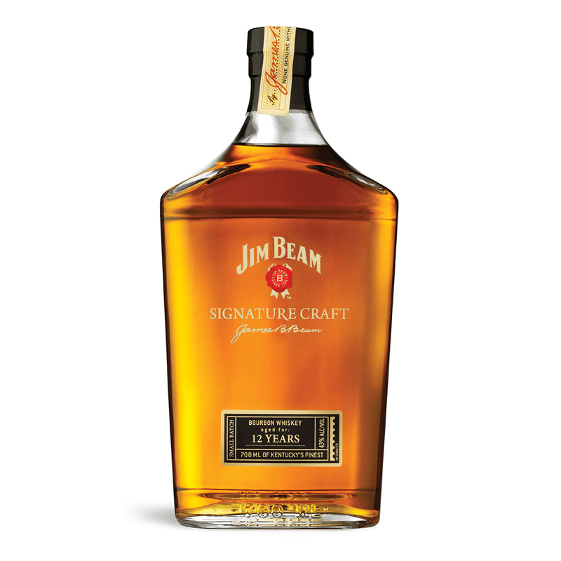 Jim Beam Signature 12 Whiskey Kentucky Bourbon Old Year Straight Craft