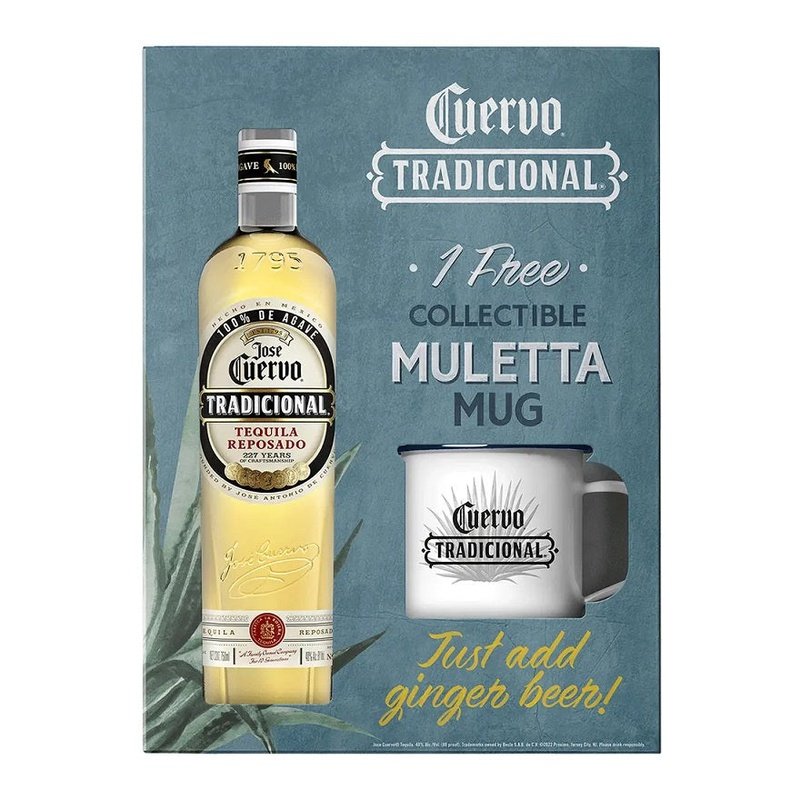 Jose Cuervo Tradicional Reposado Tequila with Mule Mug Gift Set - LoveScotch.com