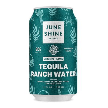 JuneShine Tequila Ranch Water 4-Pack Cocktail - LoveScotch.com