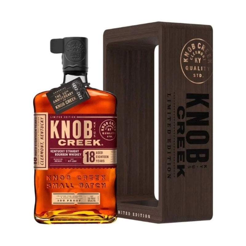 Knob Creek 18 Year Old 30th Anniversary Kentucky Straight Bourbon Whiskey - LoveScotch.com
