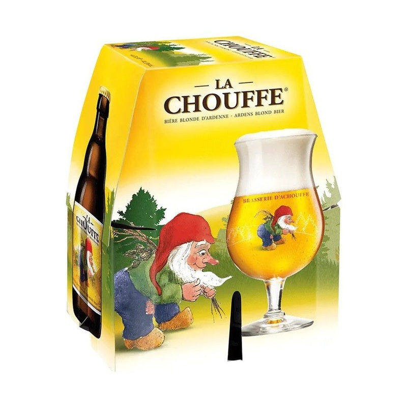 La Chouffe Belgian Blonde Ale Beer 4-Pack - LoveScotch.com