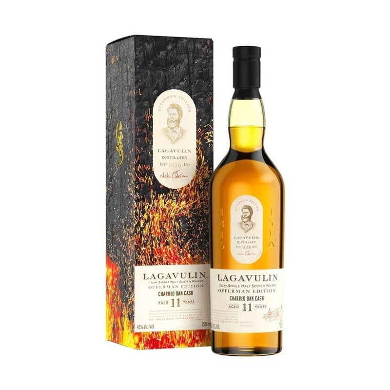 Lagavulin 11 Year Old 'Offerman Edition' Charred Oak Cask Islay Single Malt Scotch Whisky - LoveScotch.com
