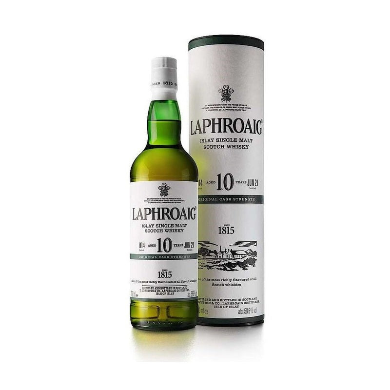 Laphroaig 10 Year Old Cask Strength Batch #014 Islay Single Malt Scotch Whisky - LoveScotch.com