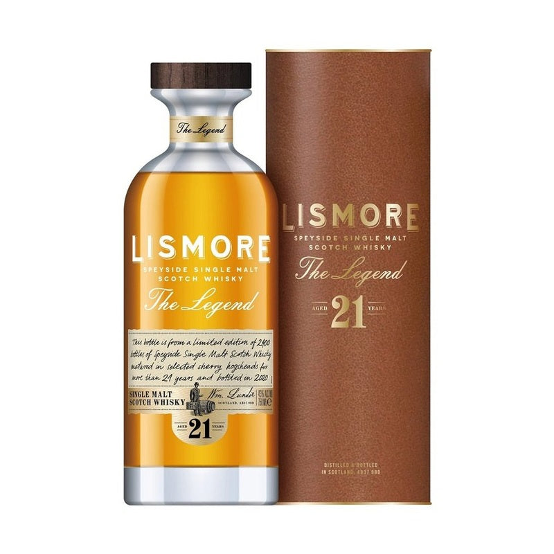 Lismore "The Legend" 21 Year Old Speyside Single Malt Scotch Whisky - LoveScotch.com