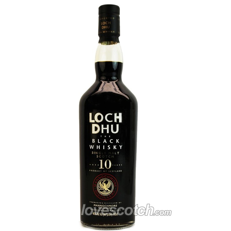 Loch Dhu The Black Whisky 10 Year Old - LoveScotch.com