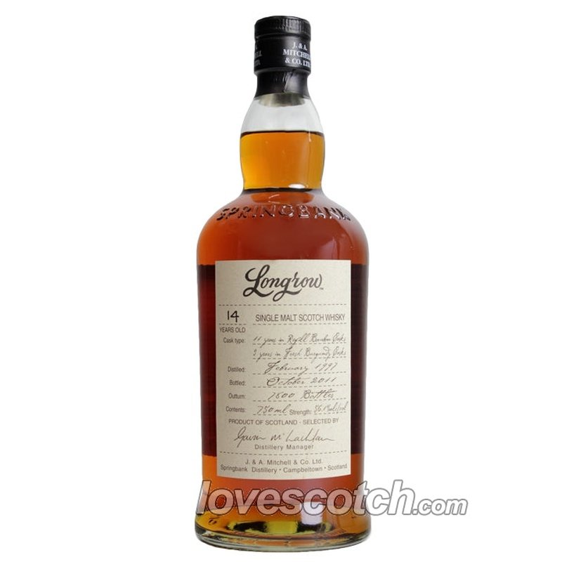 Longrow 14 Year Old - LoveScotch.com