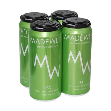 MadeWest Brewing Co. West Coast IPA Beer 4-Pack - LoveScotch.com