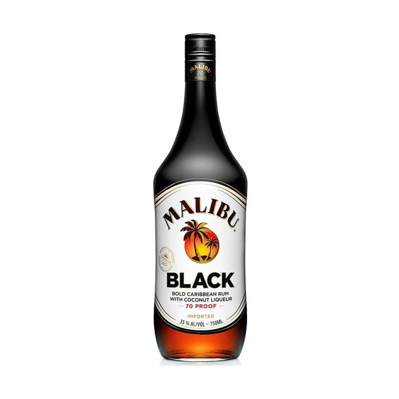 Malibu Black Coconut Flavored Caribbean Rum - LoveScotch.com