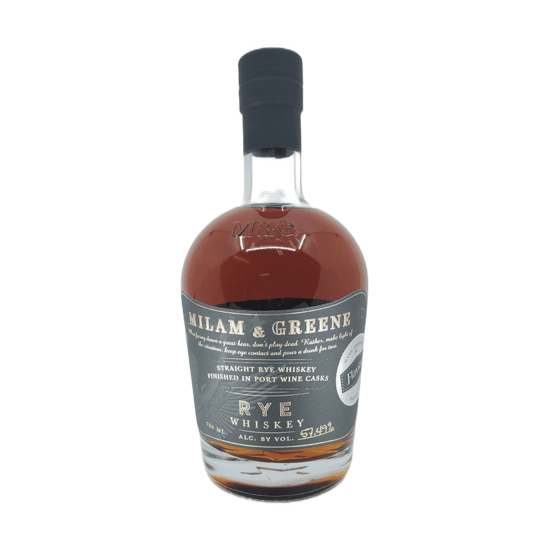 Milam & Greene 'Flaviar Private Barrel' Port Cask Finish Straight Rye Whiskey - LoveScotch.com
