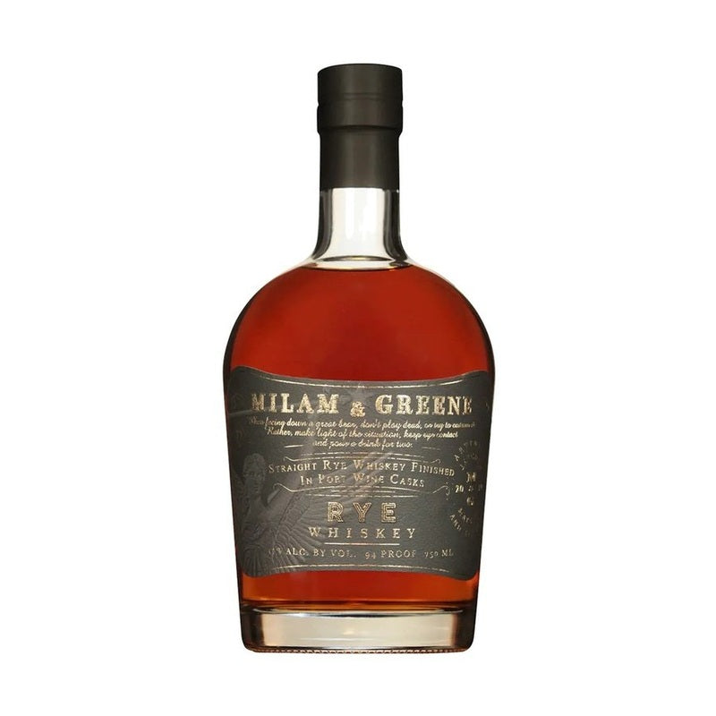 Milam & Greene Port Cask Finish Straight Rye Whiskey - LoveScotch.com