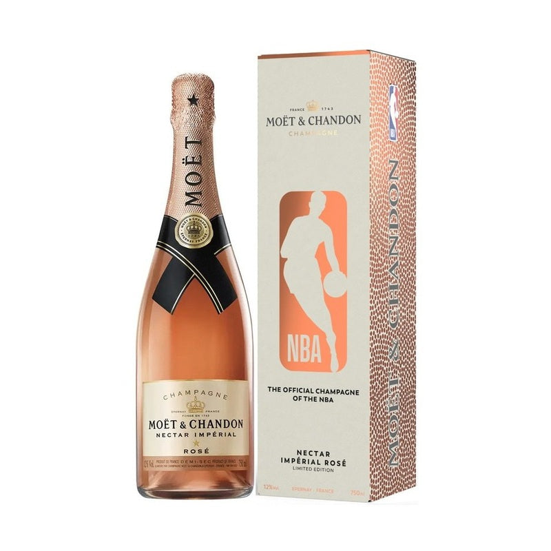 Moët & Chandon Nectar Impérial Rosé Champagne NBA Gift Box - LoveScotch.com