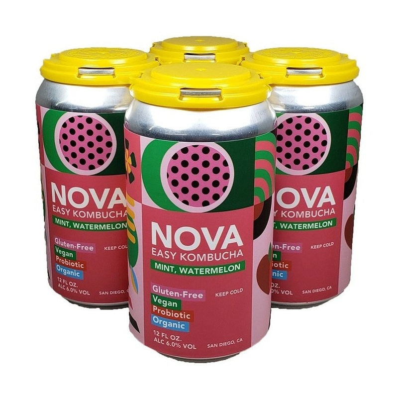 Nova Easy Kombucha Mint - Watermelon 4-Pack - LoveScotch.com