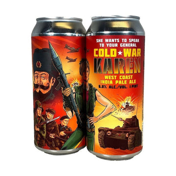 Paperback Brewing Co. Cold War Karen West Coast IPA Beer 4-Pack - LoveScotch.com