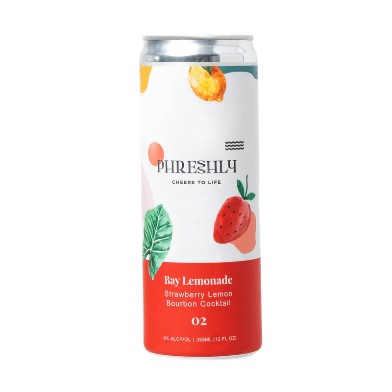 Phreshly Bay Lemonade Strawberry Lemon Bourbon Cocktail 4-Pack - LoveScotch.com