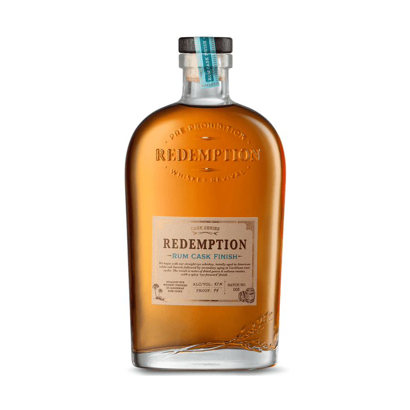 Redemption Rum Cask Finish Straight Rye Whiskey - LoveScotch.com