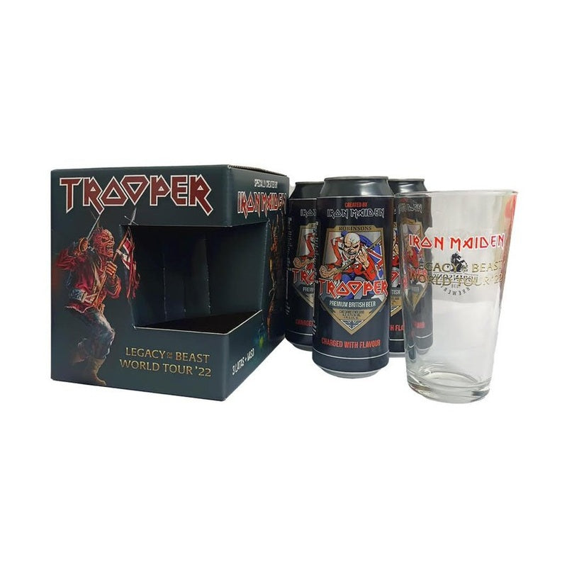 Robinsons Trooper Iron Maiden Legacy of the Beast 3-Pack w/Glass - LoveScotch.com