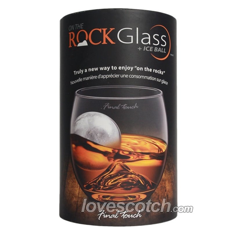 On the Rock Glass With Ice Ball - LoveScotch.com