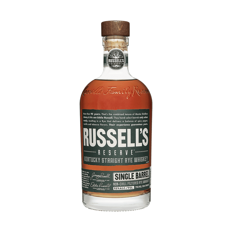 Russell's Reserve Single Barrel Kentucky Straight Rye Whiskey Green Label - LoveScotch.com