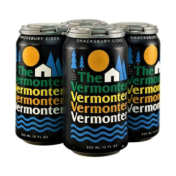 Shacksbury 'The Vermonter' Cider 4-Pack - LoveScotch.com