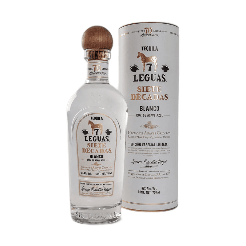 Siete Leguas 'Siete Decadas' Blanco Tequila - LoveScotch.com