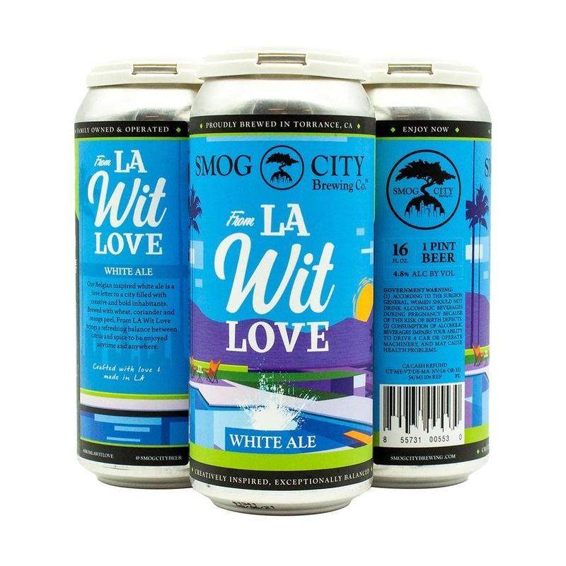 Smog City Brewing Co. From LA Wit Love White Ale Beer 4-Pack - LoveScotch.com