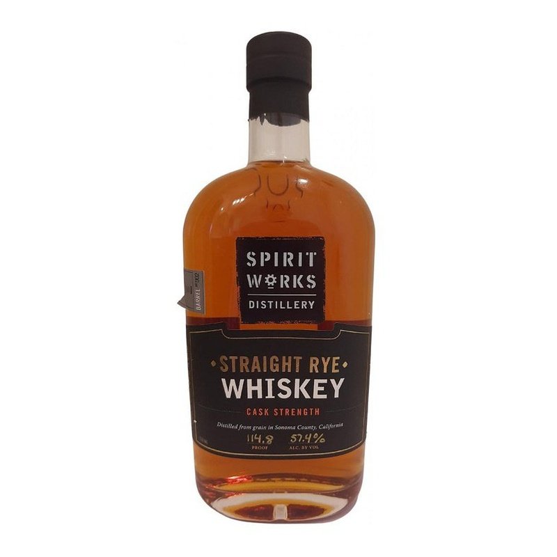 Spirit Works Cask Strength Straight Rye Whiskey - LoveScotch.com