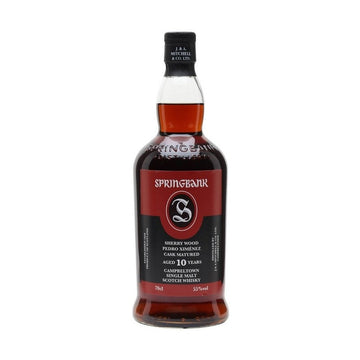 Springbank 10 Year Old Campbeltown Sherry Wood Pedro Ximénez Cask Matured Single Malt Scotch Whisky - LoveScotch.com