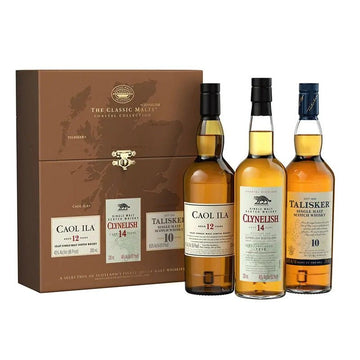 The Classic Malts Coastal Collection Caol Ila-Clynelish-Talisker Gift Set - LoveScotch.com