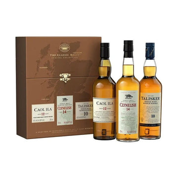 The Classic Malts Coastal Collection Caol Ila-Clynelish-Talisker Gift Set - LoveScotch.com