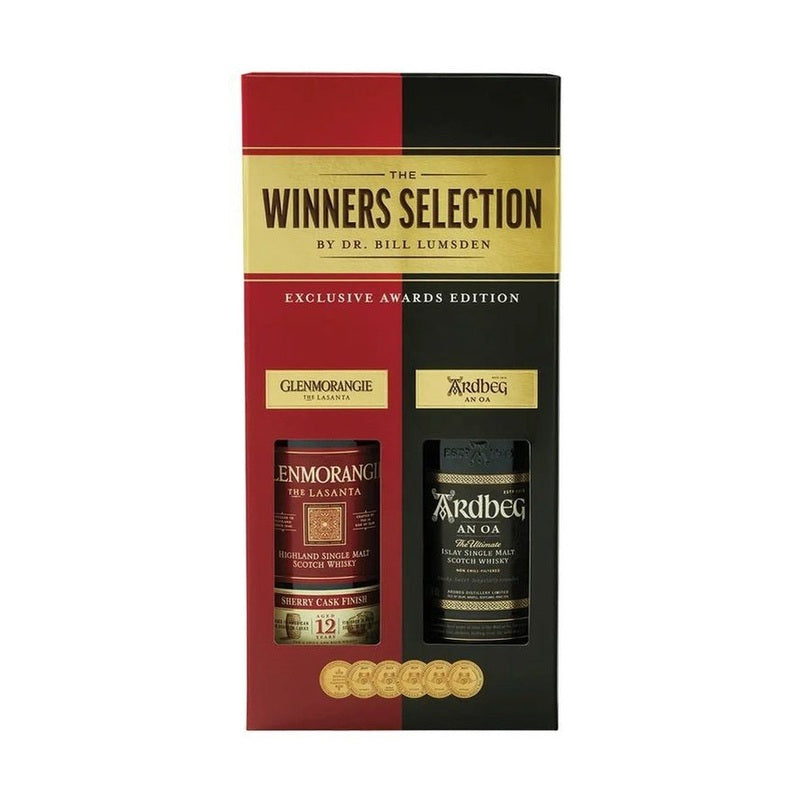 The Winners Selection Glenmorangie 12 Year Old 'The Lasanta' & Ardbeg 'An Oa' Single Malt Scotch Whisky Gift Set - LoveScotch.com