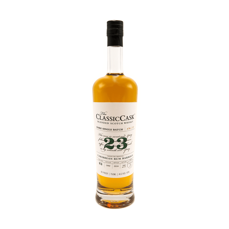 The Classic Cask 23 Year Old Rare Single Batch Caribbean Rum Barrels Blended Scotch Whisky - LoveScotch.com