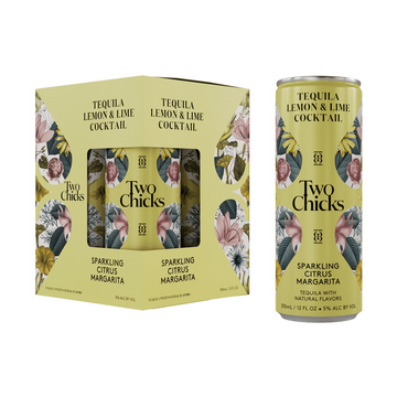 Two Chicks Sparkling Citrus Margarita 4-Pack Cocktail - LoveScotch.com