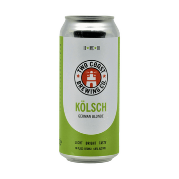 Two Coast Brewing Co. Kolsch German Blonde Beer 4-Pack - LoveScotch.com