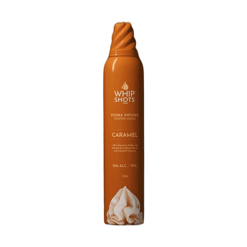 Whipshots Caramel Vodka Infused Whipped Cream (200ml) - LoveScotch.com