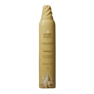 Whipshots Vanilla Vodka Infused Whipped Cream (200ml) - LoveScotch.com