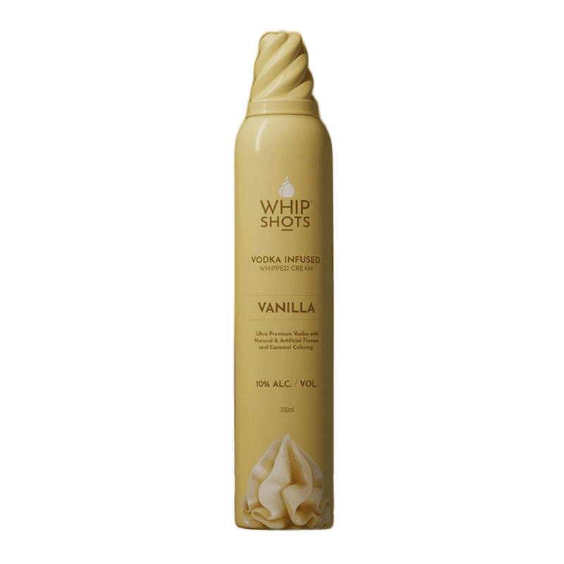 Whipshots Vanilla Vodka Infused Whipped Cream (200ml) - LoveScotch.com