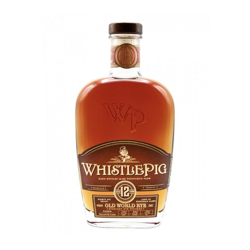 WhistlePig Old World Rye 12 Year Old Straight Rye Whiskey - LoveScotch.com