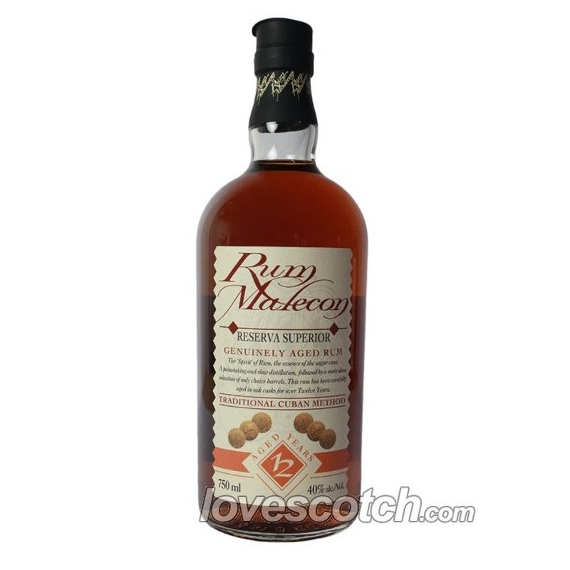 Rum Malecon Reserva Superior 12 Year Old - LoveScotch.com