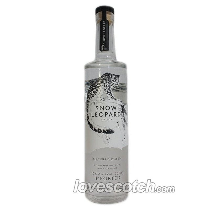 Snow Leopard Vodka - LoveScotch.com