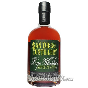 San Diego Distillery Rye Whiskey - LoveScotch.com