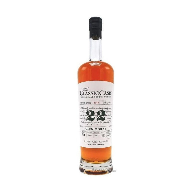 The Classic Cask Glen Moray 22 year - LoveScotch.com