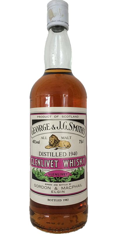 George & J.G. Smith Glenlivet 42 Year Old 1940 - LoveScotch.com