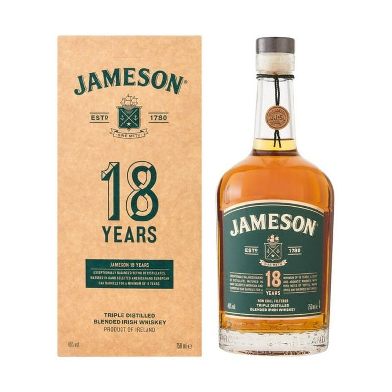 Jameson 18 Year Old Irish Whiskey - LoveScotch.com